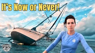 Race Against the Storm: Can We Save Our Sailboat From The Reef?! (Part 2)