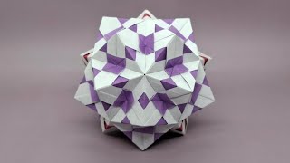 [LIVE] Folding Purple Sonobe-Style Unit Origami - PrwOrigami