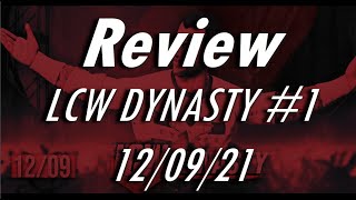 Review LCW Dynasty #1 (12/9/21) | Legacy Cyber Wrestling | Modo Universo online | WWE 2K20