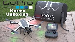 GoPro Karma Unboxing \u0026 First Flight 4K | GoPro Karma Bundle Unboxing