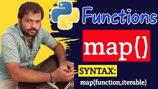 MAP() FUNCTION IN PYTHON PROGRAMMING || PYTHON PROGRAMMING IN TELUGU