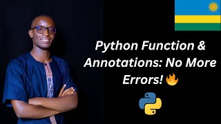 Python Functions & Type Annotations 29 | Write Better Code 🚀