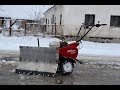 Homemade SNOW PLOW for MOTOCULTIVATOR