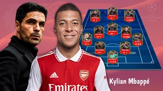 News Kylian Mbappe ~ Arsenal Potential lineup With 🔴 Kylian Mbappe - Arsenal Transfer News