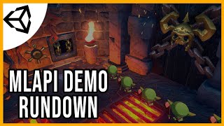 Let's look at the MLAPI demo project [Tutorial, Commentary]