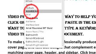 Font Section in MS Word | Font, Font Size, Bold, Italic, Underline, Subscript, Superscript, Color