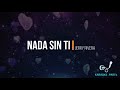 Nada sin ti - Jerry Rivera (Karaoke) Nada sin ti - Jerry Rivera