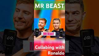 Ronaldo collabs with Mr Beast to gain more followers #subscribe #shorts #breakingnews #trendingvideo