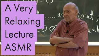 Unintentional ASMR | Marvin Minsky gives a super relaxing lecture on Mathematics for MIT