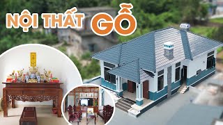 Cừng tham quan nội thất TOÀN GỖ của ngôi NHÀ VƯỜN MÁI NHẬT cực kì TINH TẾ