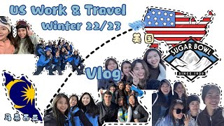 🇺🇸 美国打工度假 Winter 22/23 ❄️ Vlog Ep.1 | 实现美国梦 | 简单记录下这三个月的点点滴滴 🩵 Sugar Bowl | Work \u0026 Travel ✨