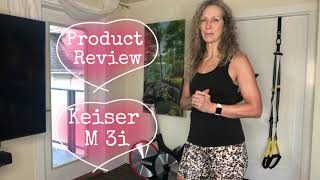 Keiser M3i Indoor Cycle Product Review #keiserbikereview #keiserM3ireview #keiserM3i