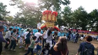 豊浜ちょうさ祭り２０１６太鼓台入場編