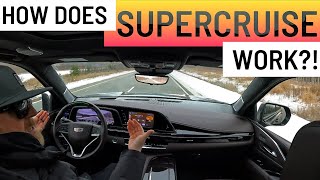 How does the SUPERCRUISE “semi-autonomous” driving system work in the General Motors vehicles?!