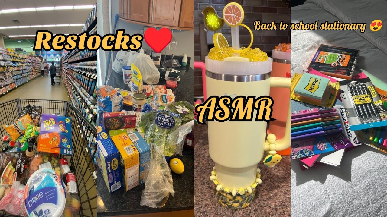 Random Restock Asmr Restocking And Organizations Tiktok Satisfying