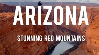 Stunning red mountains in Arizona ||Red Mountain in Northern Arizona ||