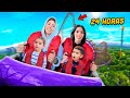 24 HORAS EN MONTAÑAS RUSAS EXTREMAS 🎢 😱 Juan de Dios Pantoja