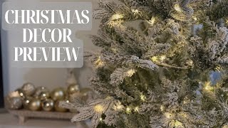 Christmas Decor Preview | VLOGMAS DAY 4