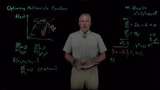 Optimizing Multivariate Functions