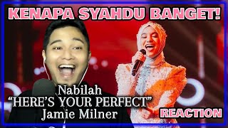 Download REACTION NABILAH 'Here's Your Perfect (Jamie Miller)  INDONESIAN IDOL 2023 mp3