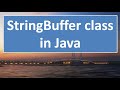 StringBuffer class in JAVA,#80