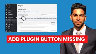 WordPress Not Showing Add New Plugin (Fixed)