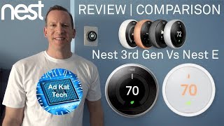 Nest Learning Thermostat 3rd Gen Vs. Nest E | REVIEW | COMPARISON