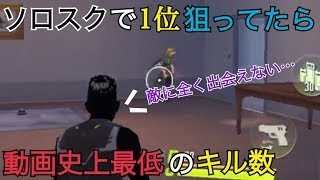 [サイバーハンター] ソロスクワッドでVictory目指してたら動画史上最低のキル数だった...