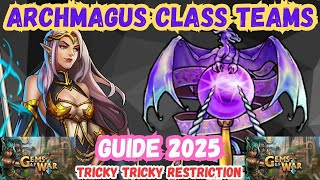 Gems of War Archmagus Teams H/M/L | TRICKY ONE! 3 Teams for Archmagus Class Trial 2025 Guide