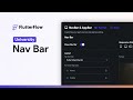 Nav Bar | FlutterFlow University