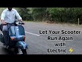 bajaj super electric ⚡ conversion