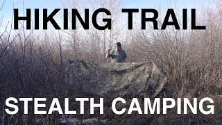 Stealth Camping Beside Hiking Trail