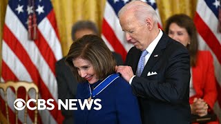 Biden awards Medal of Freedom to Nancy Pelosi, Al Gore and 17 others | full
