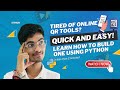 Generate QR Code in Python in Just 2 Minutes! | Easy Python Project #python