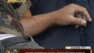 24 Oras: Dating barangay tanod, patay matapos barilin