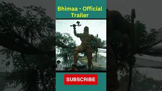 Bhimaa - Official Trailer | Gopichand | A. Harsha | Ravi Basrur | Sri Sathya Sai Arts #ytshorts