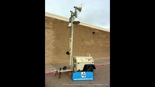 1393 Lot # 4 2002 Ingersoll-Rand Light Source Portable Light Tower, 3,315 Hours