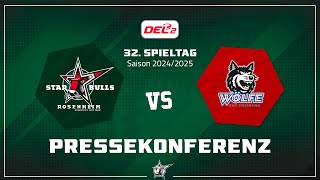 Starbulls Rosenheim vs. EHC Freiburg - Pressekonferenz