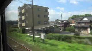 JR日豊本線 車窓 行橋駅～中津駅 (787系内扇型特急にちりんシーガイア)