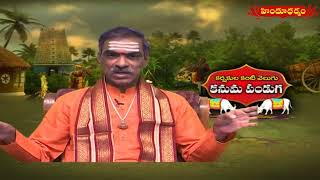 కర్షకుల కంటి  వెలుగు కనుమ పండుగ | Significance of Kanuma 2022 Festival by Sri Vaddiparti Padmakar