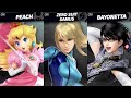 Super Smash Bros. Ultimate - Peach vs. Zero Suit Samus vs. Bayonetta