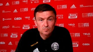 Paul Heckingbottom - Sheffield United v Arsenal - Pre-Match Press Conference