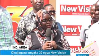 Okujjaguza emyaka 30 egya New Vision