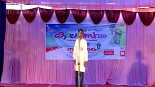 Kerala School Kalolsav 2014 Light Music (HS) First Prize - Krishnavarnam Maukayano