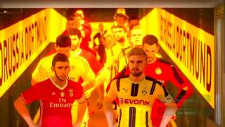 Borussia Dortmund vs. Sl Benfica Lissabon - PES 2017 offline Gameplay