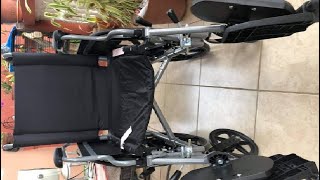 Medline Premium UltraLightweight Wheelchair with FullLength FlipBack Arms and Elevating Leg Rests