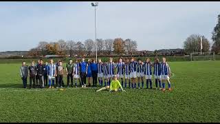 D-Junioren SV Reute I - SGM Vogt/Karsee: Jubel Siegermannschaft und Aufsteiger Leistungsstaffel