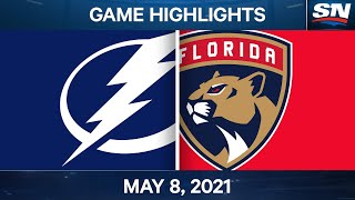 NHL Game Highlights | Lightning vs. Panthers - May 8, 2021