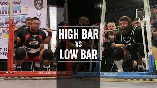 High Bar vs Low Bar Squat | JTSstrength.com