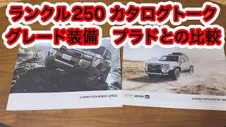 ランクル250 カタログトーク　グレード別装備やプラドとの比較